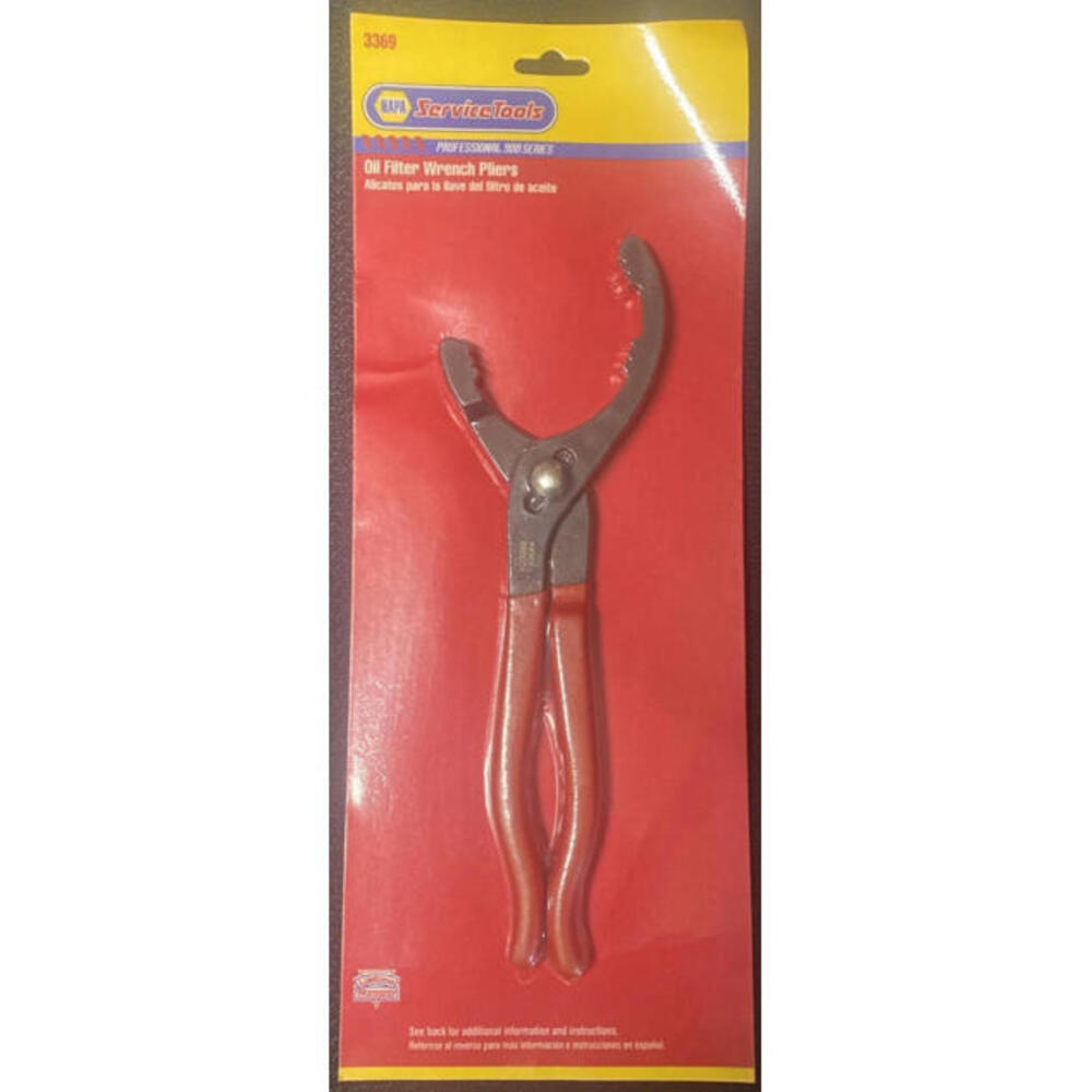 NAPA Oil Filter Wrench Pliers 3369 (2-3/4 to 3-1/8In)